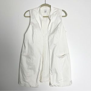 Chico’s cotton sateen Selena vest